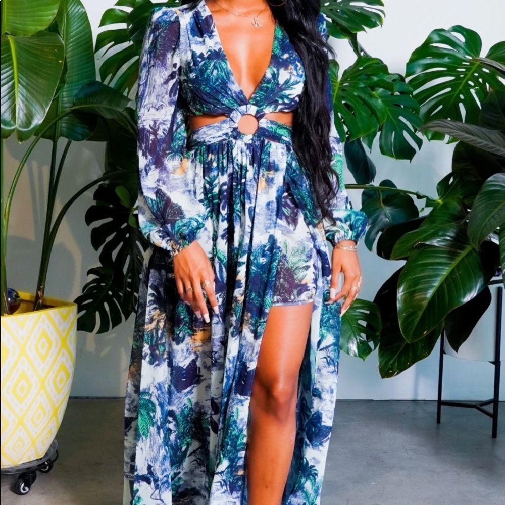 Cutout Maxi Dress